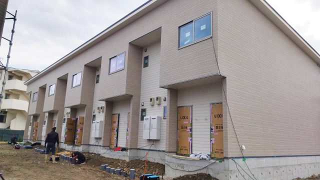 〈アパート建築レポート〉湖南市三雲A･B棟　外観③